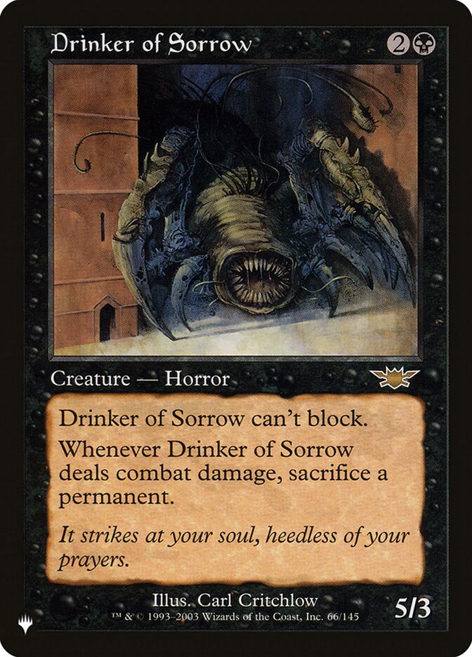 Drinker of Sorrow plst LGN-66