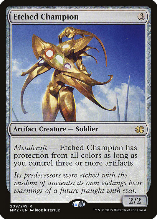 Etched Champion mm2 209