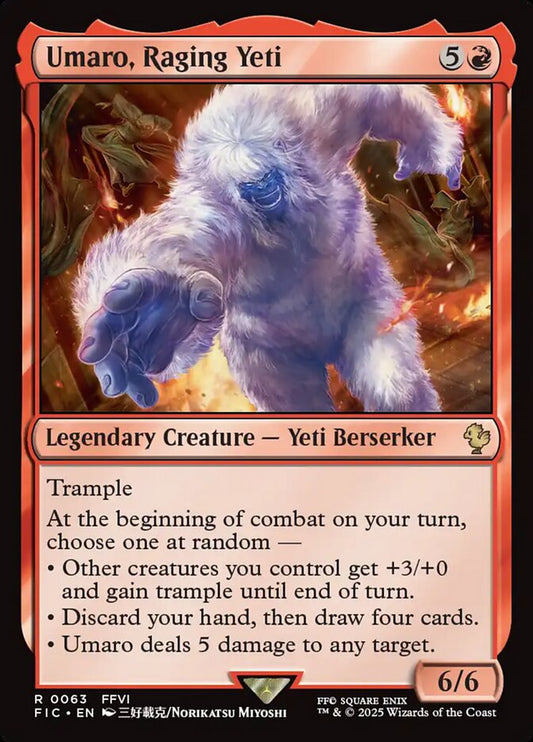 Umaro, Raging Yeti fic 63