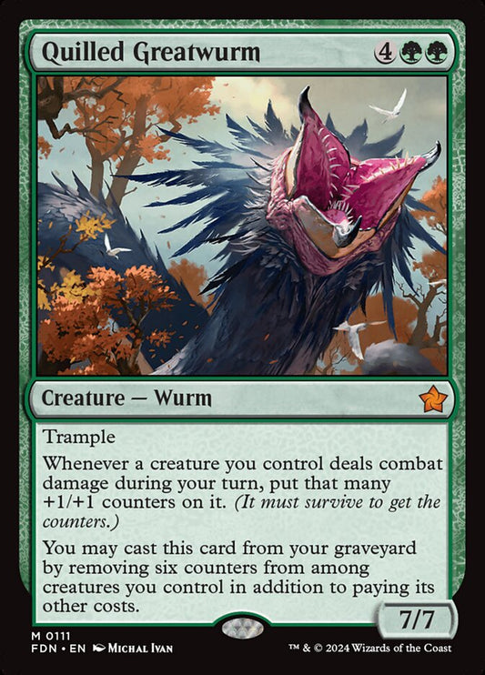 Quilled Greatwurm fdn 111