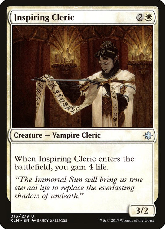 Inspiring Cleric xln 16