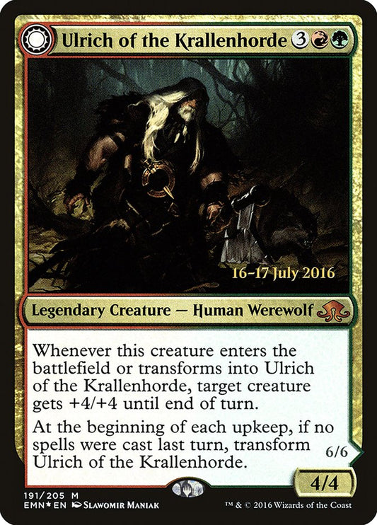 Ulrich of the Krallenhorde // Ulrich, Uncontested Alpha pemn 191s
