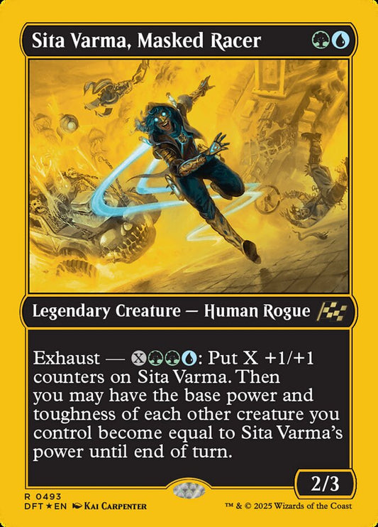 Sita Varma, Masked Racer dft 493