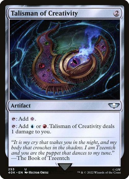 Talisman of Creativity 40k 253