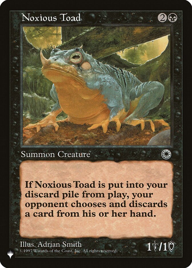 Noxious Toad plst POR-104