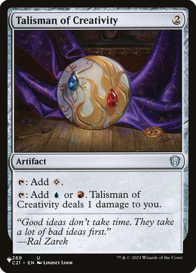Talisman of Creativity plst C21-269