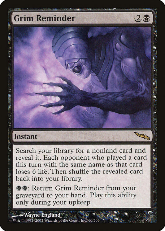 Grim Reminder mrd 66