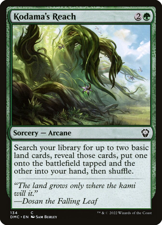 Kodama's Reach dmc 134