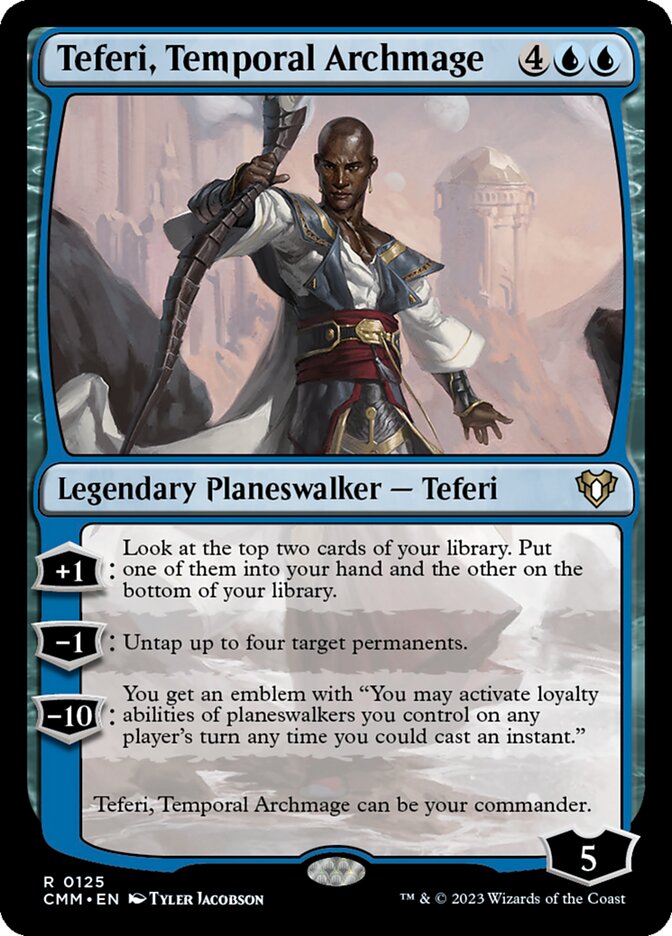 Teferi, Temporal Archmage cmm 125