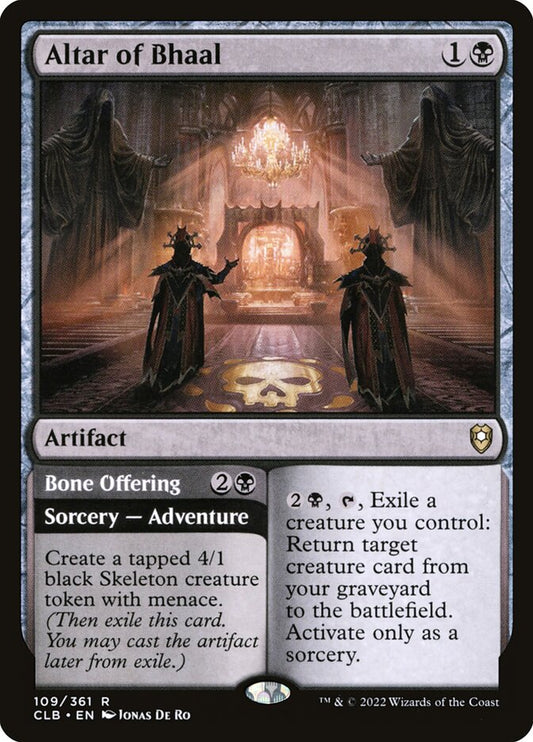 Altar of Bhaal // Bone Offering clb 109