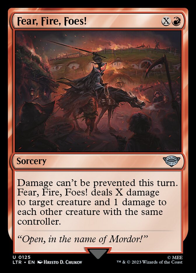 Fear, Fire, Foes! ltr 125