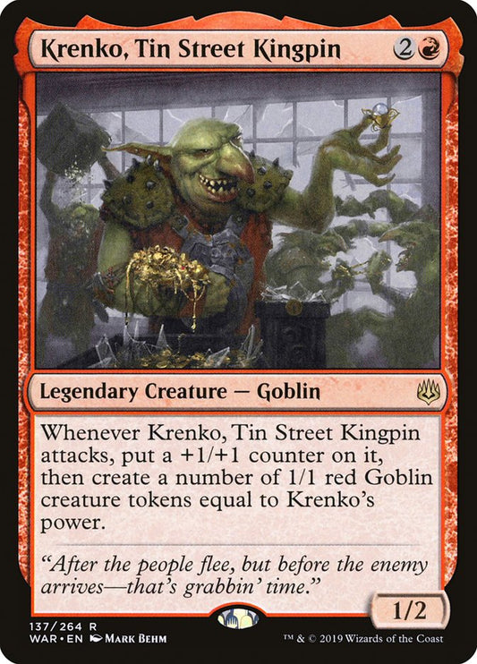 Krenko, Tin Street Kingpin war 137