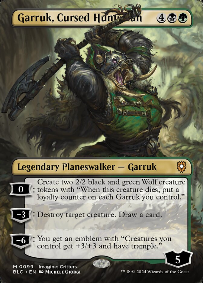 Garruk, Cursed Huntsman blc 99