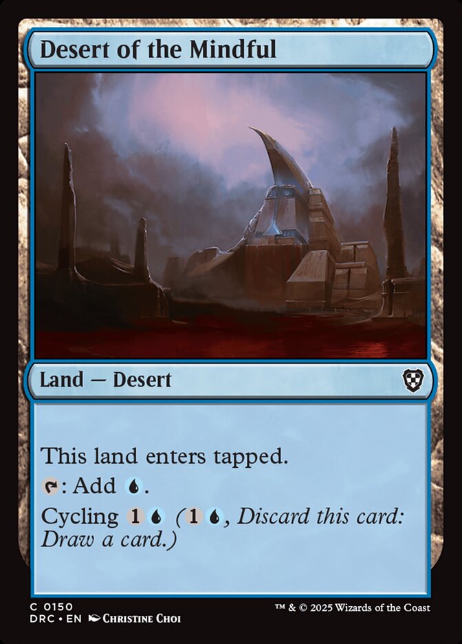 Desert of the Mindful drc 150