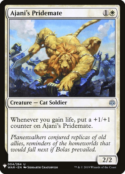 Ajani's Pridemate plst WAR-4