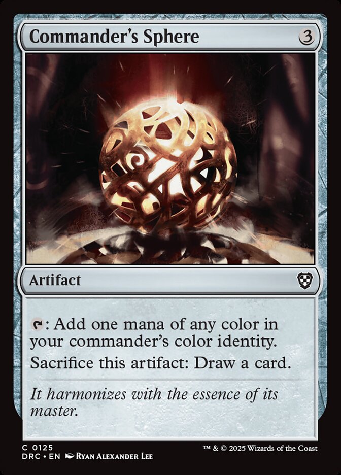 Commander's Sphere drc 125