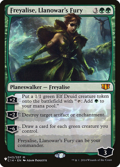 Freyalise, Llanowar's Fury plst C14-43