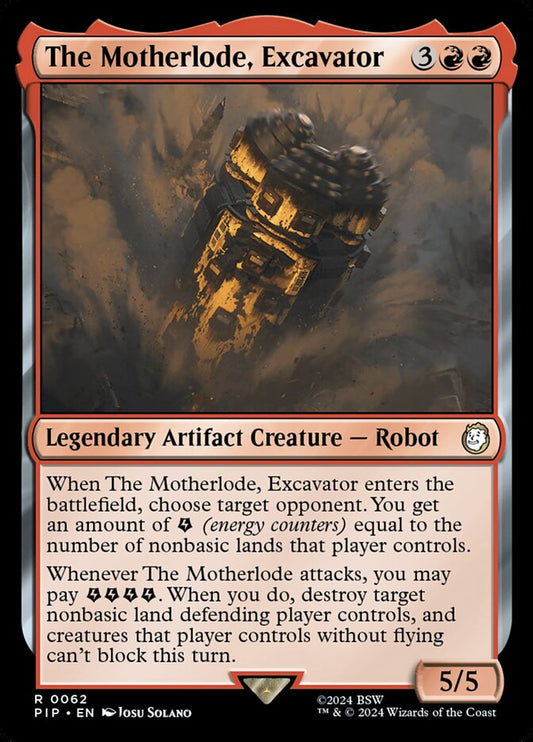 The Motherlode, Excavator pip 62