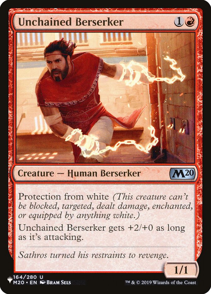 Unchained Berserker plst M20-164