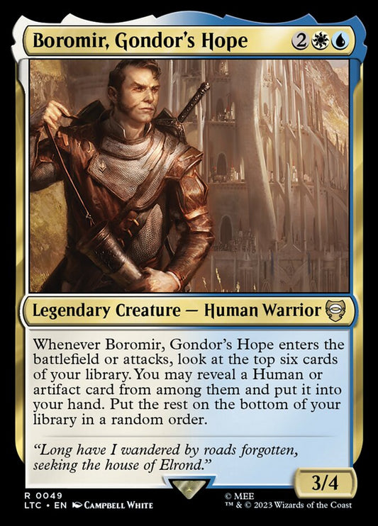 Boromir, Gondor's Hope ltc 49