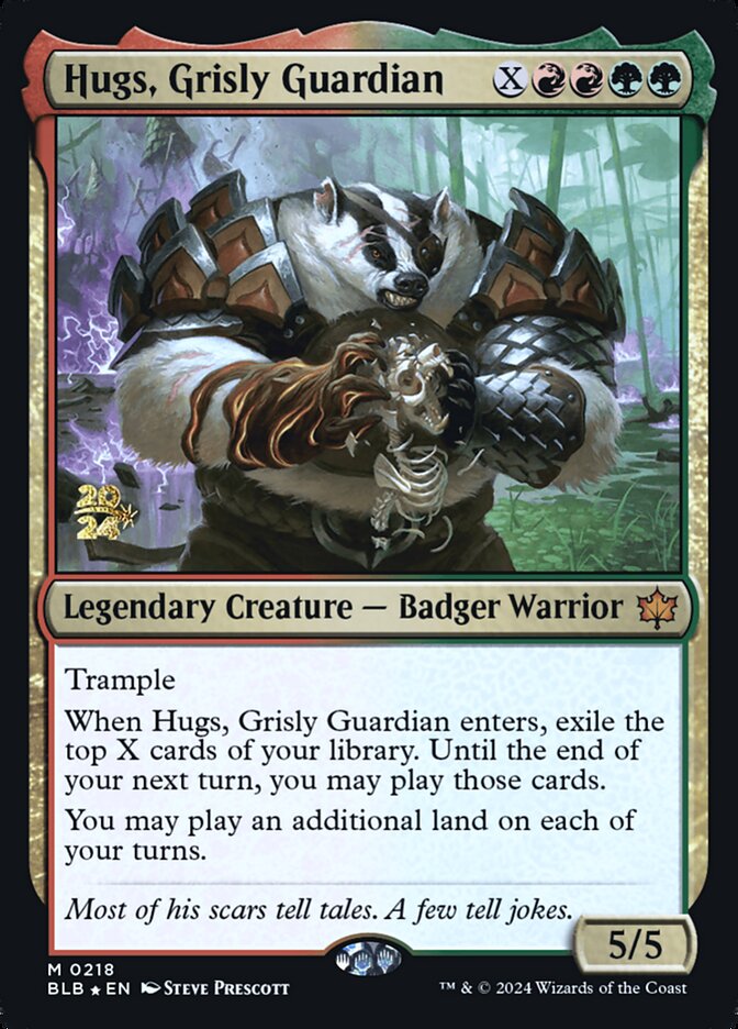 Hugs, Grisly Guardian pblb 218s