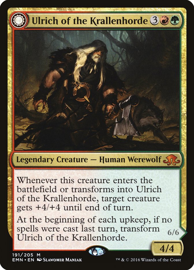 Ulrich of the Krallenhorde // Ulrich, Uncontested Alpha emn 191