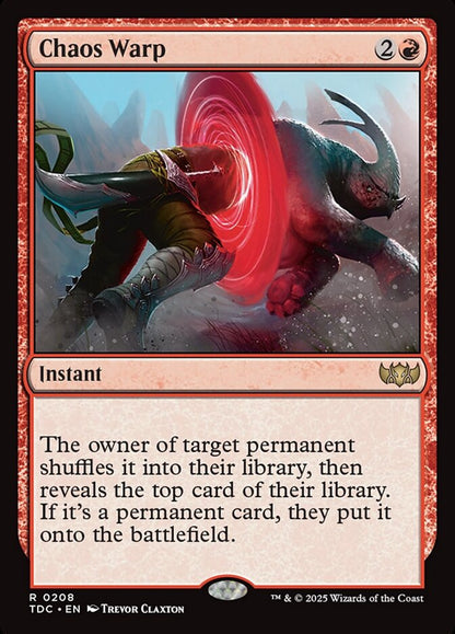 Chaos Warp tdc 208