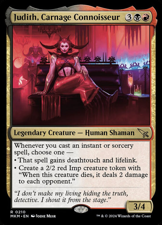 Judith, Carnage Connoisseur mkm 210