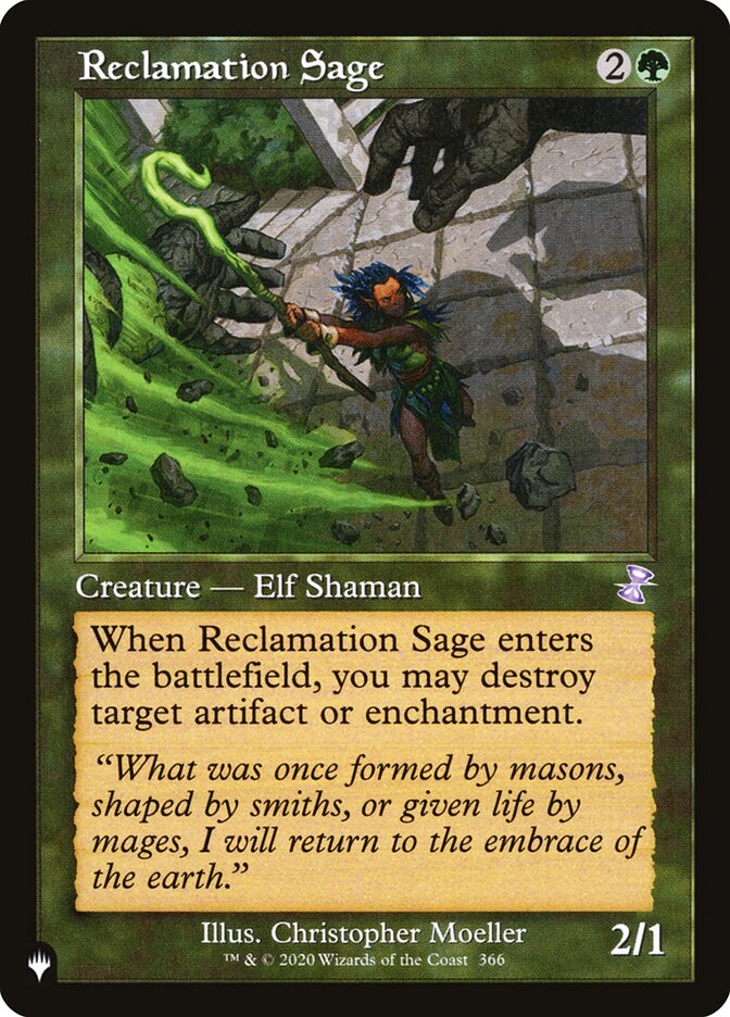 Reclamation Sage plst TSR-366