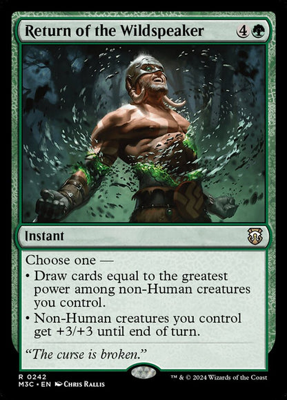 Return of the Wildspeaker m3c 242