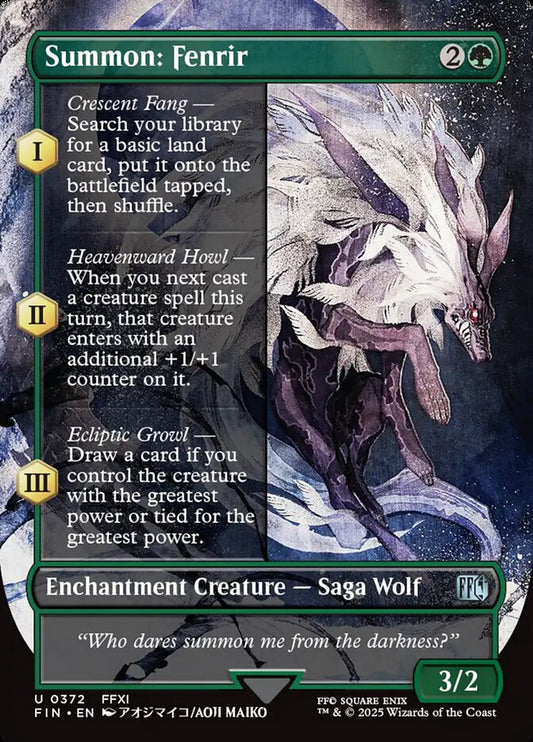 Summon: Fenrir fin 372