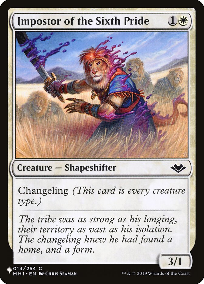 Impostor of the Sixth Pride plst MH1-14