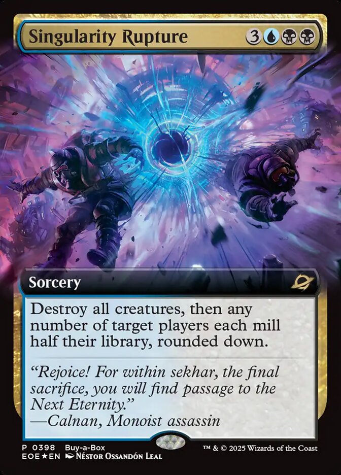 Singularity Rupture eoe 398