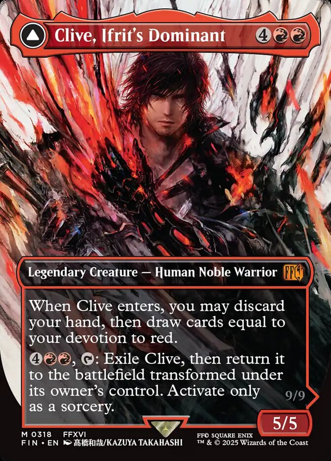 Clive, Ifrit's Dominant // Ifrit, Warden of Inferno fin 318