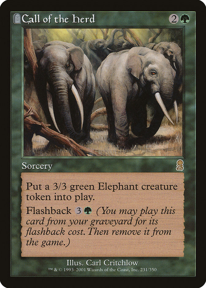 Call of the Herd ody 231