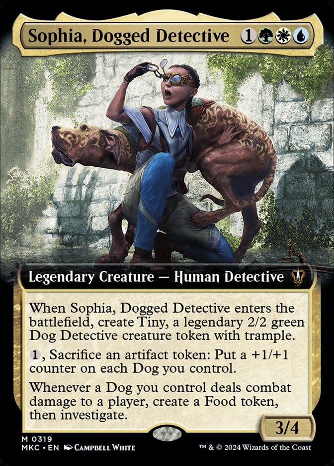 Sophia, Dogged Detective mkc 319