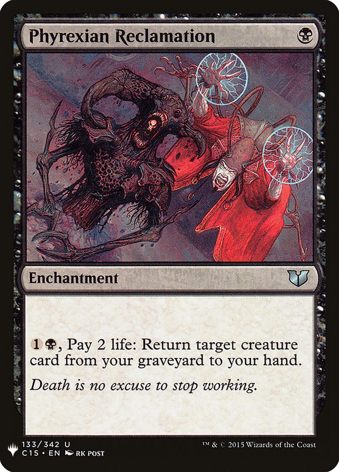 Phyrexian Reclamation plst C15-133