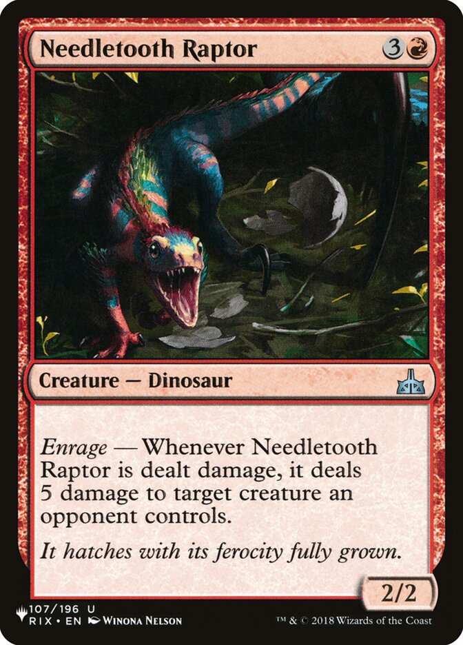Needletooth Raptor plst RIX-107