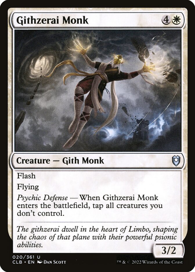 Githzerai Monk clb 20