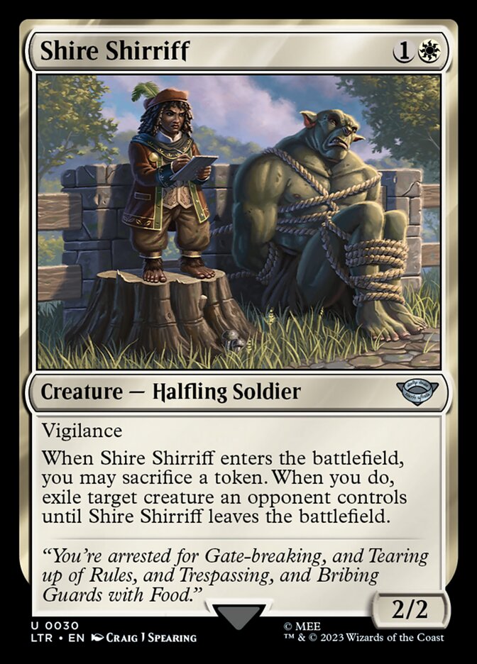 Shire Shirriff ltr 30