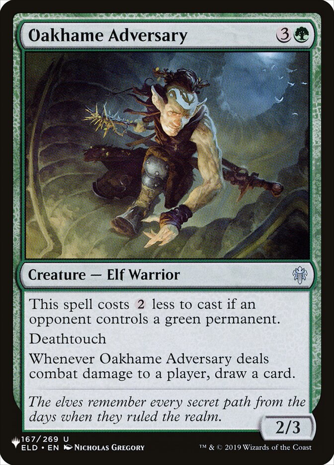 Oakhame Adversary plst ELD-167