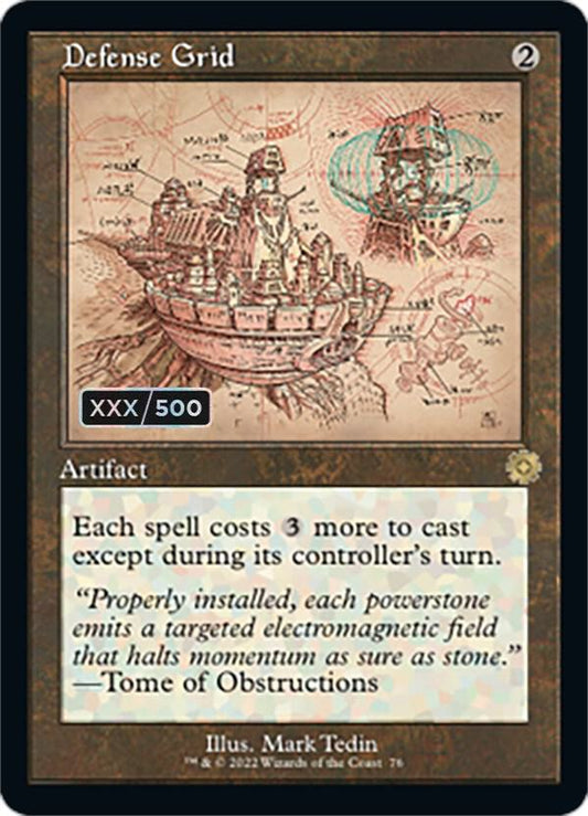 Defense Grid 255/500 Serialized
