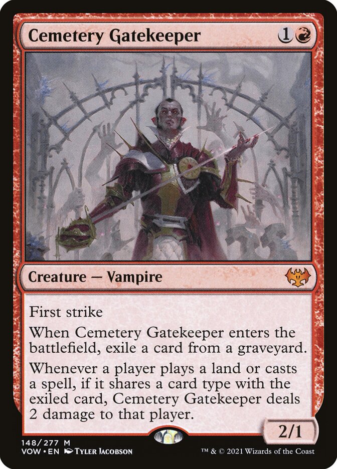 Cemetery Gatekeeper vow 148