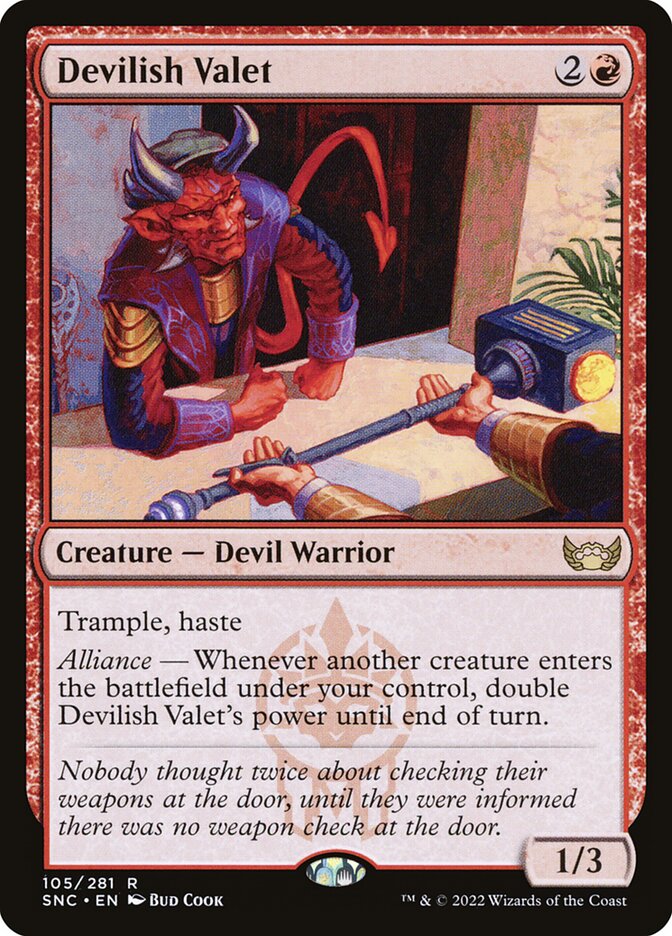 Devilish Valet snc 105