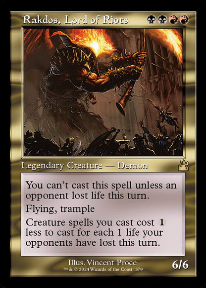 Rakdos, Lord of Riots rvr 379