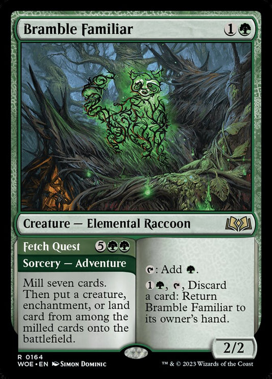 Bramble Familiar // Fetch Quest woe 164