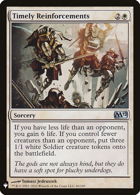 Timely Reinforcements plst M12-40