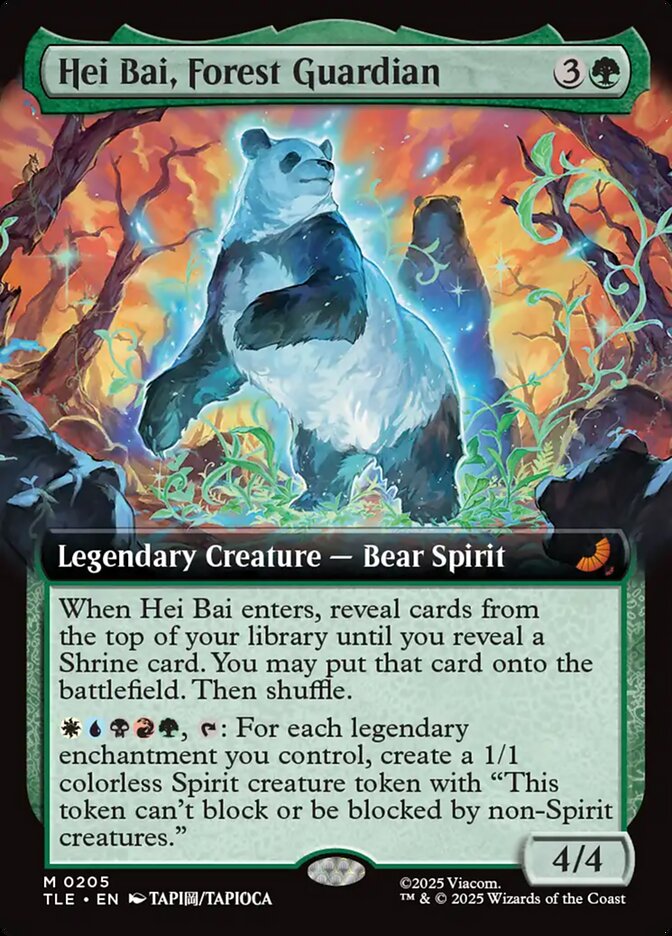 Hei Bai, Forest Guardian tle 205