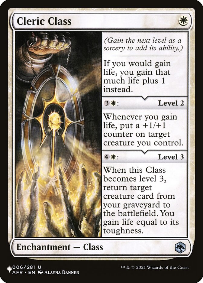 Cleric Class plst AFR-6