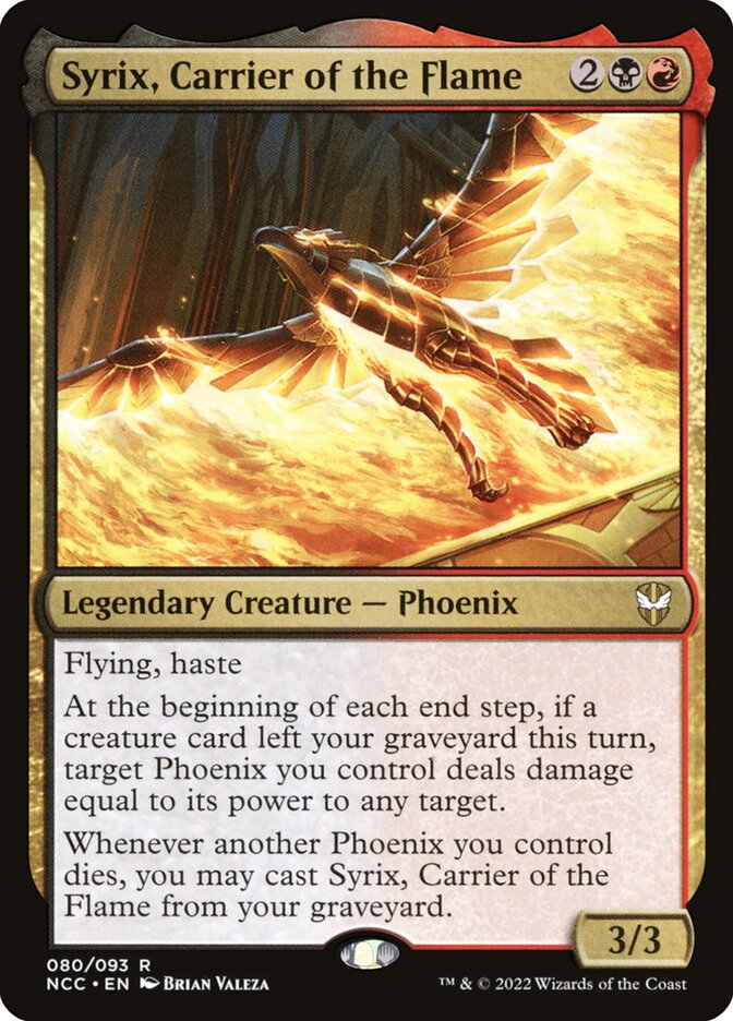 Syrix, Carrier of the Flame ncc 80
